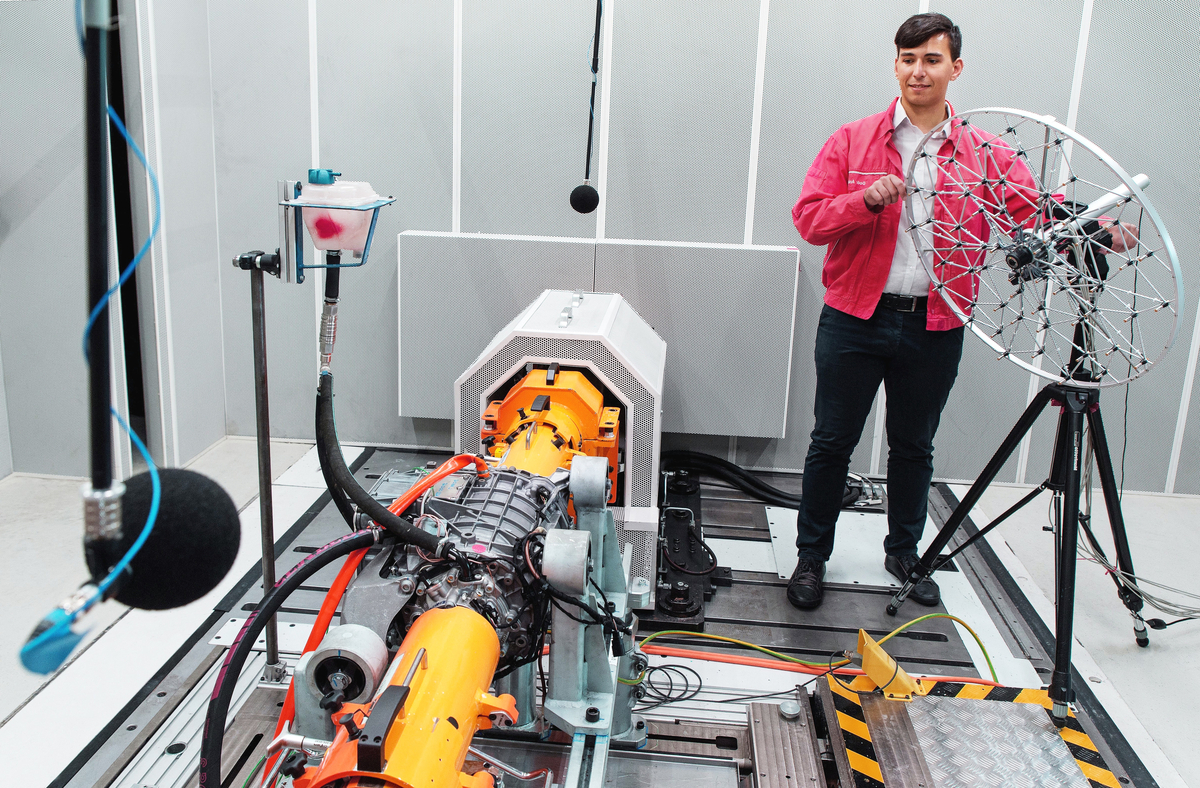 E-motor acoustic analysis at Audi Hungaria Technical Development